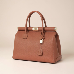 Timeless Cielina Leather Tote – Chestnut